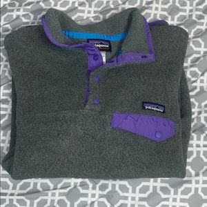 Patagonia Synchilla Women’s M Grey pullover NWOT